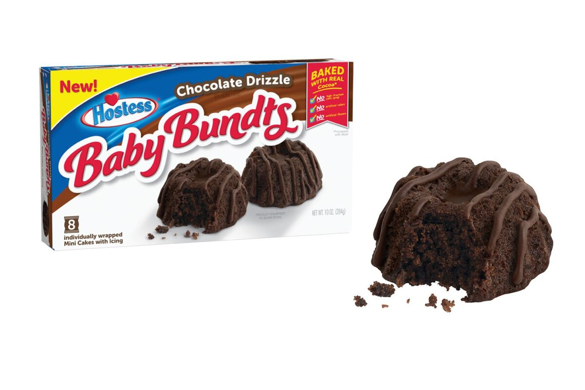Hostess 284gr - Baby Bundts Chocolate Drizzle