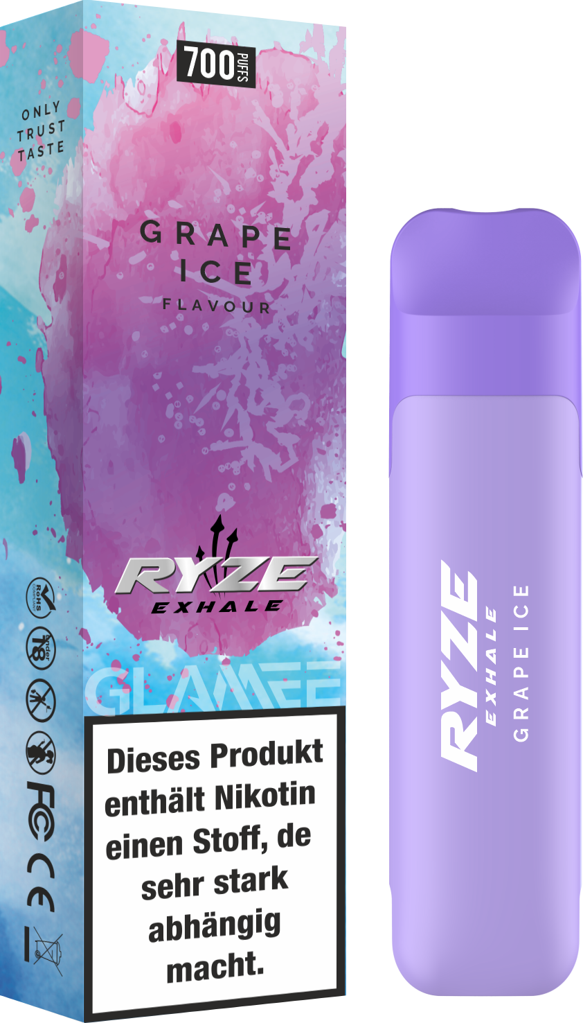 Ryze Exhale - Grape Ice 20mg