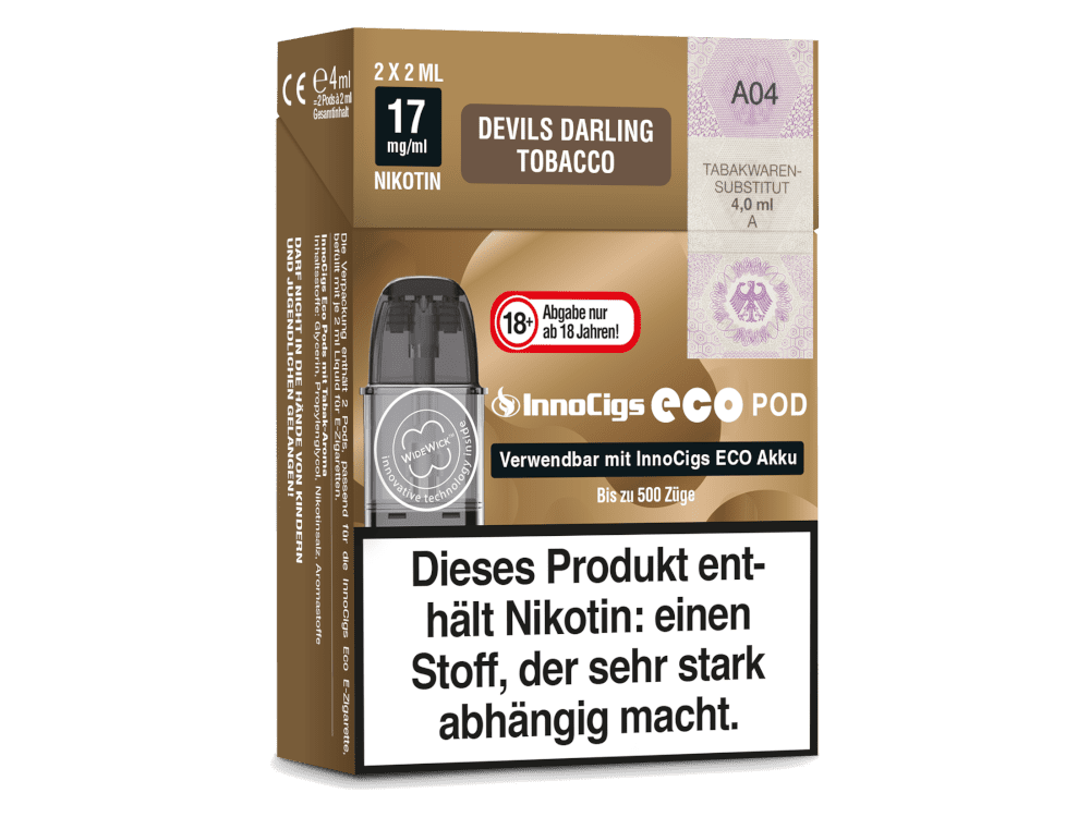 InnoCigs - Eco Pod Devils Darling Tobacco 17mg/ml