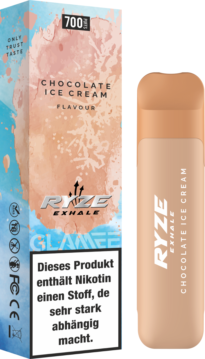 Ryze Exhale - Chocolate Ice Cream 20mg