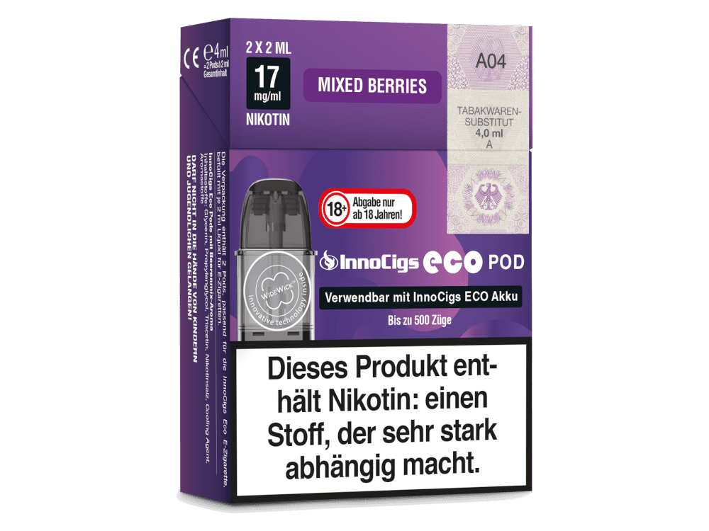 InnoCigs - Eco Pod Mixed Berries 17mg/ml