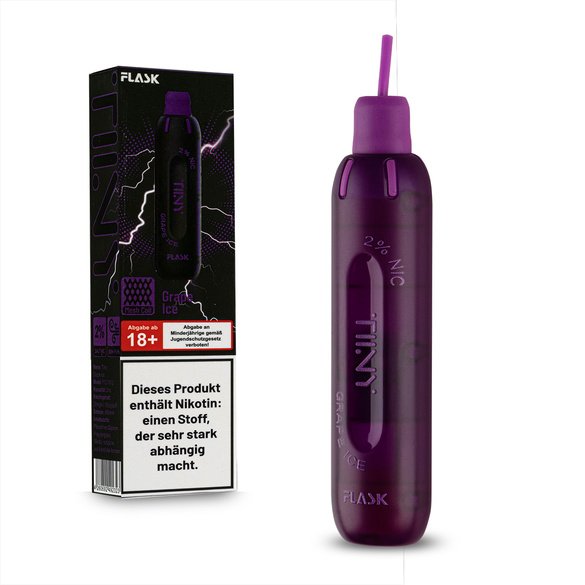 Flask TIINY E-Zigarette Vape - Grape Ice