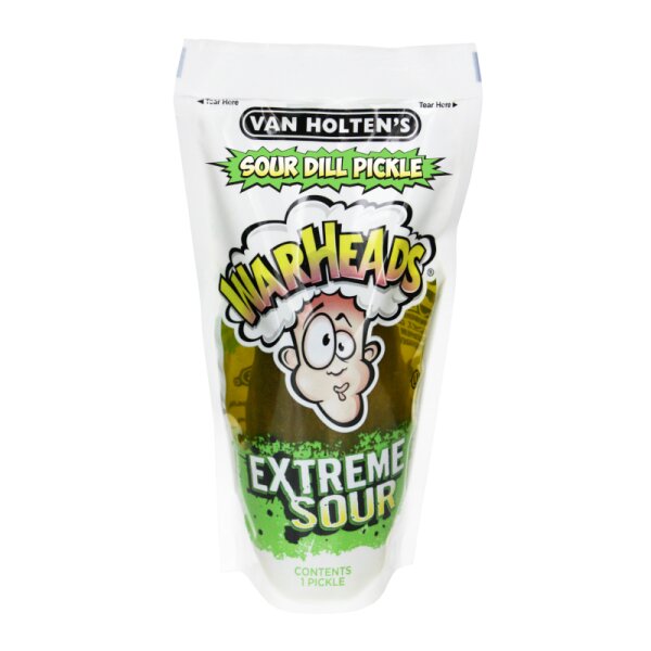 VEGET VAN HOLTENS PICKLES WARHEADS EXTREME SOUR PICKLE JUMBO