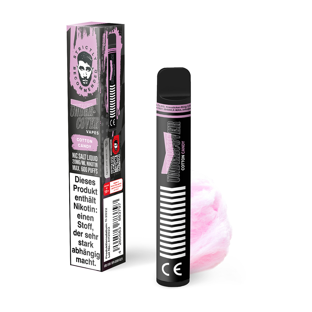 Undercover Vapes Cotton Candy 20mg