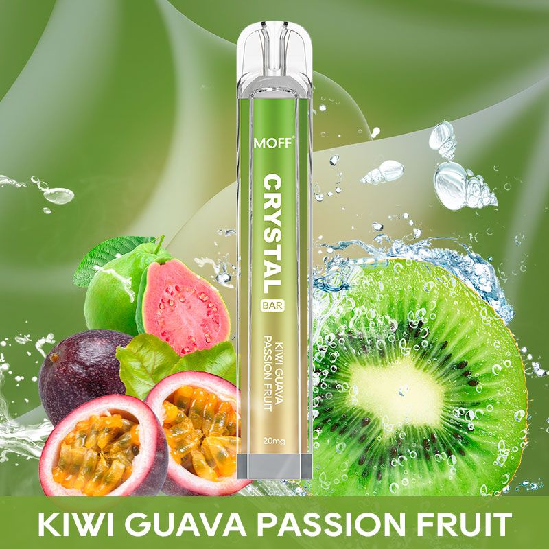 Crystal Bar Vape MOFF - Kiwi Guava Passion Fruit