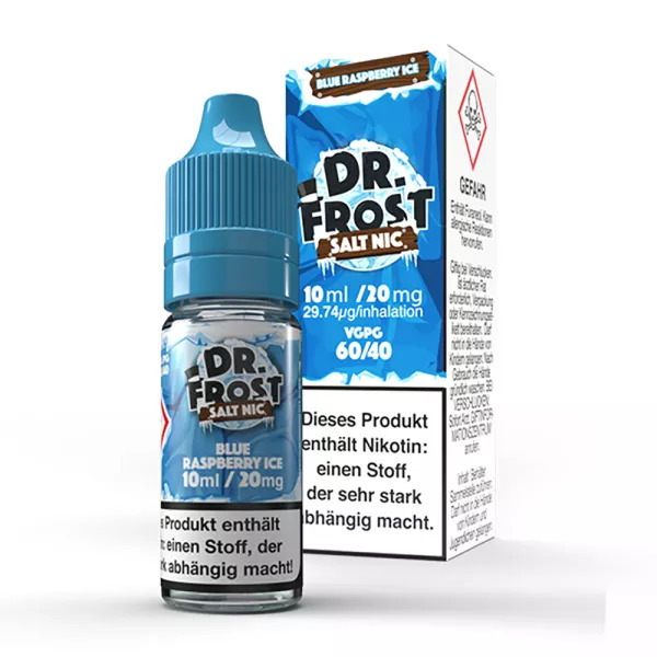 Dr. Frost Blue Raspberry Ice Nic Salt 20mg STEUERWARE