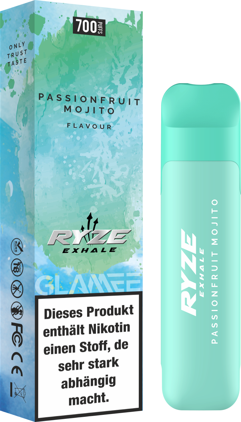 Ryze Exhale - Passionfruit Mojito 20mg
