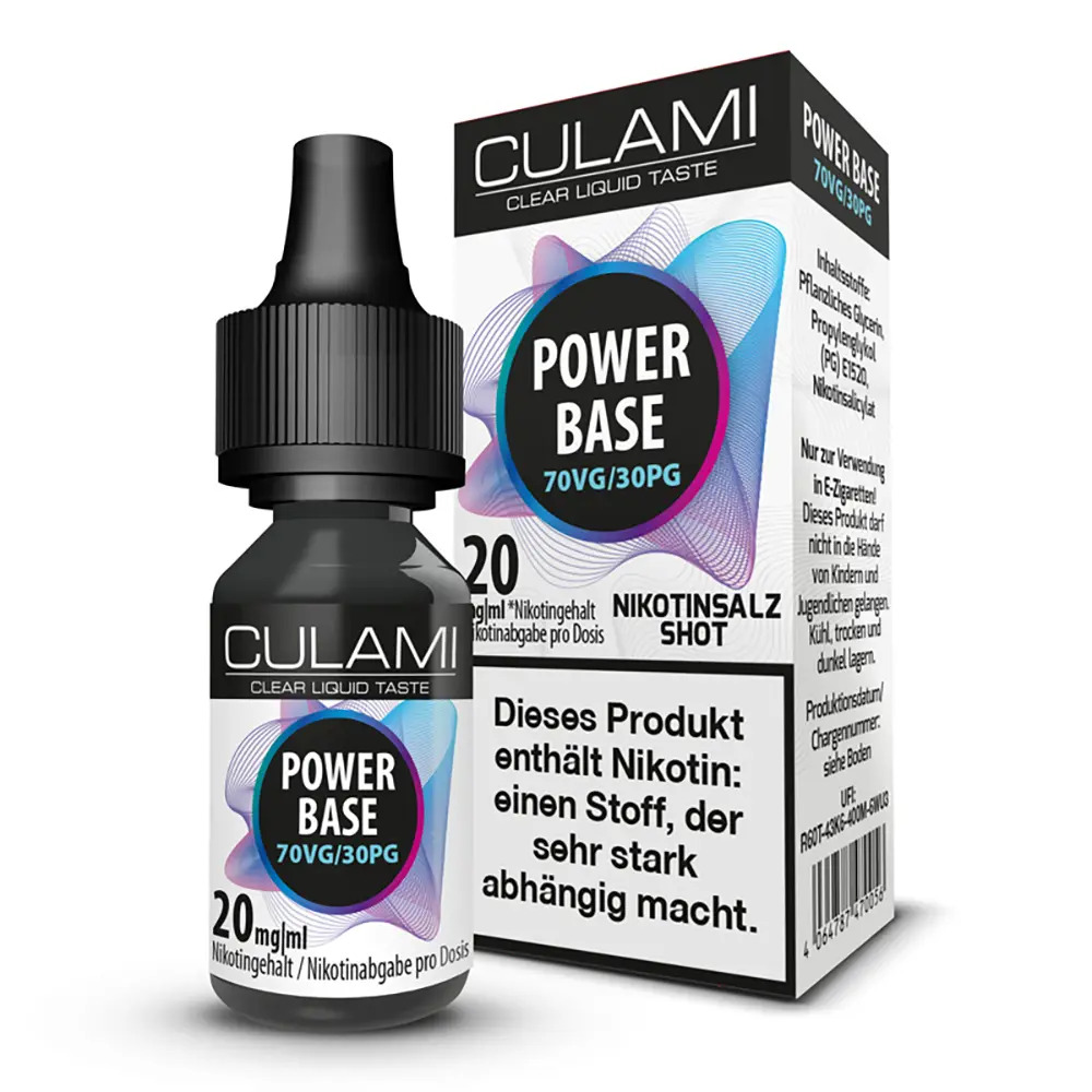CULAMI Nikotin Salz Shot 30PG/70VG 20 mg/ml
