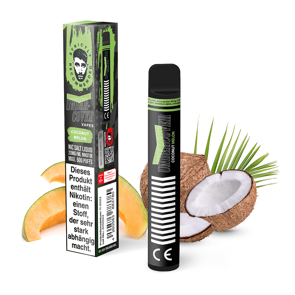 Undercover Vapes Coconut Melon 20mg
