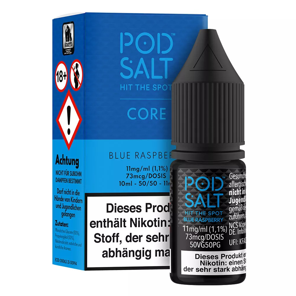 Pod Salt Blue Raspberry 10ml - 11mg/ml
