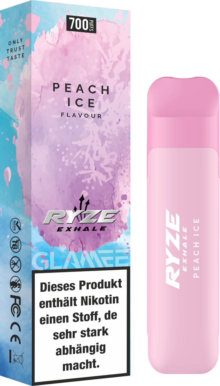 Ryze Exhale - Peach Ice 20mg