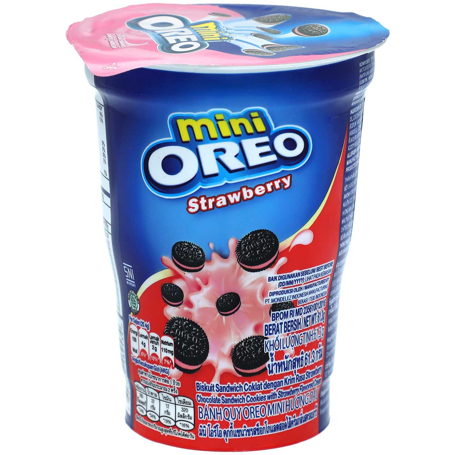 Oreo Mini Cup 61,3g - Strawberry