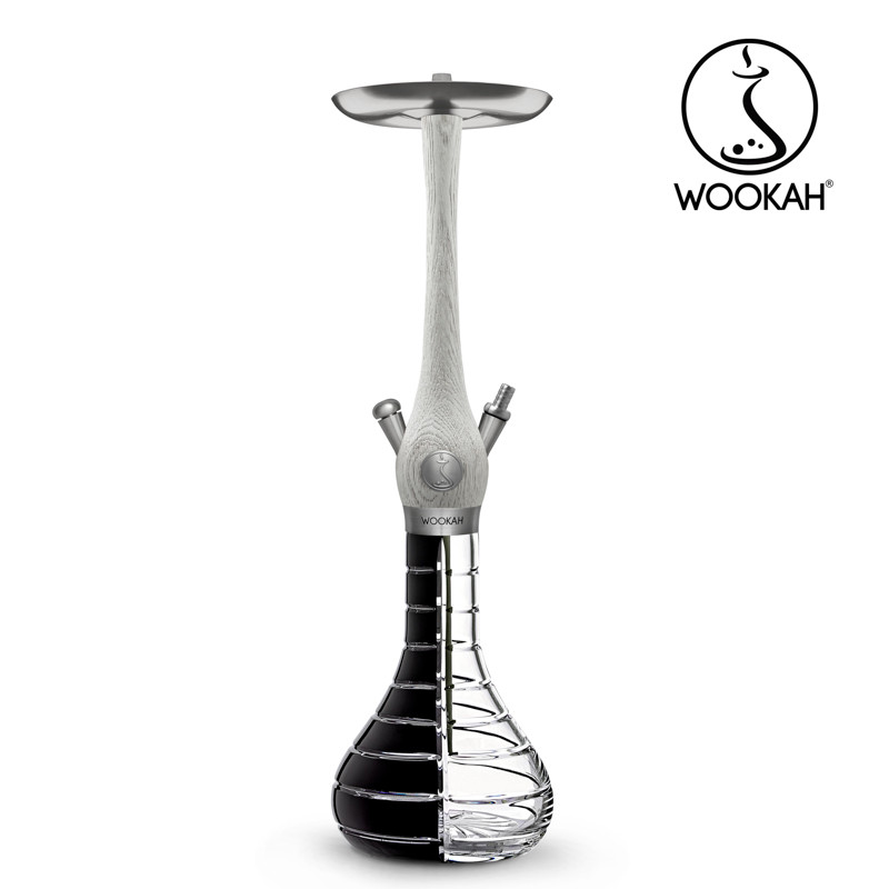 Wookah White Nox - Clear Black