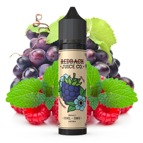 Redback Juice Co, Blue Raspberry