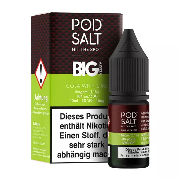 Pod Salt Cola with Lime 10ml - 11mg/ml